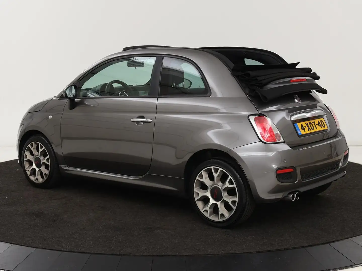 Fiat 500C 0.9 TwinAir Turbo 500S | Automaat | Half leder | A Gris - 2