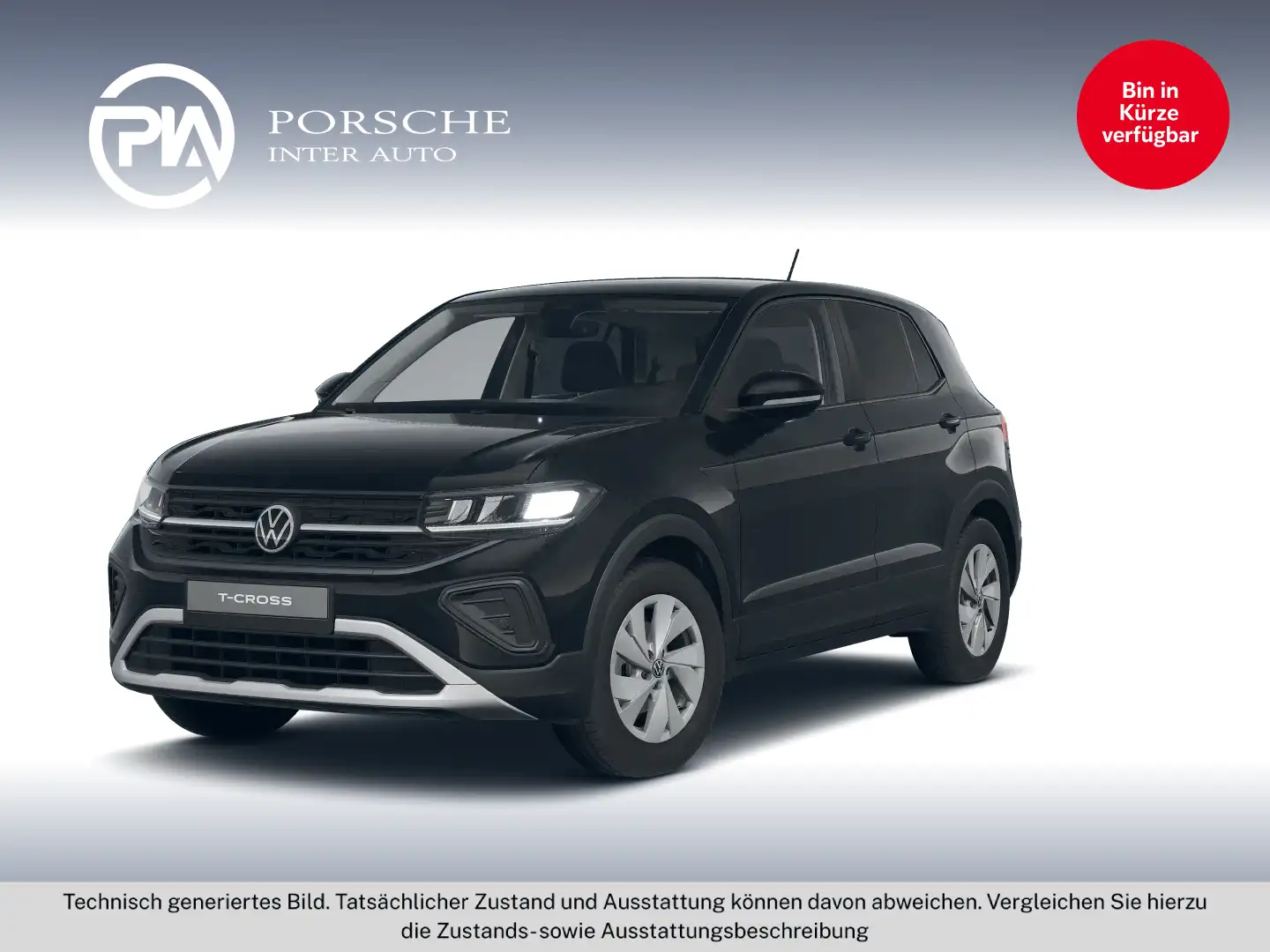Volkswagen T-Cross 4Me TSI Schwarz - 1