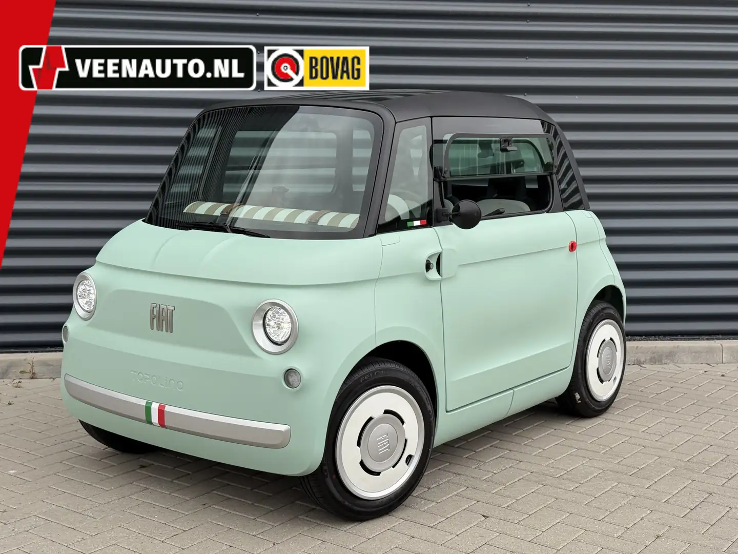 Fiat Topolino Tricolore Direct leverbaar op kenteken Vert - 1