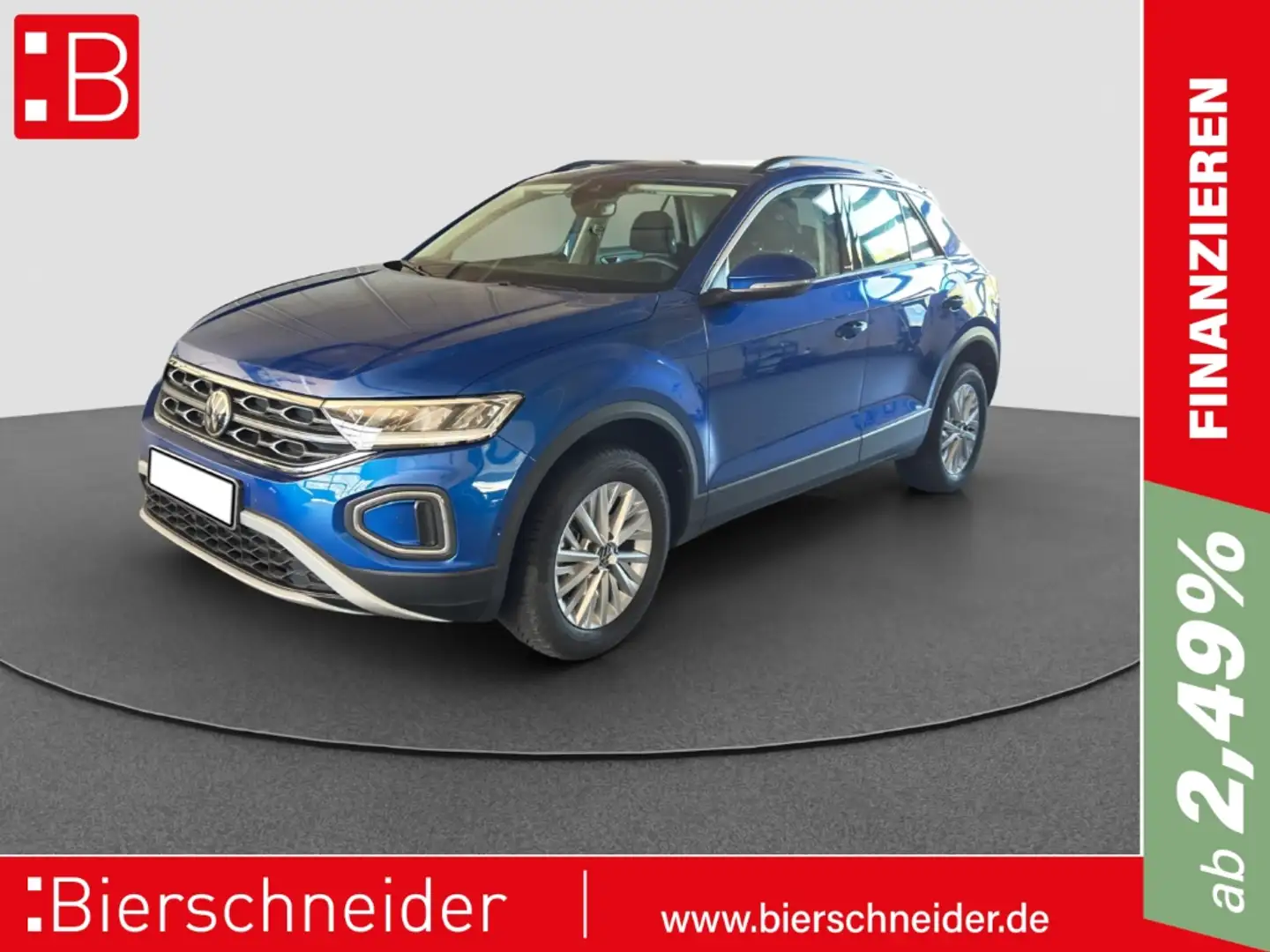 Volkswagen T-Roc 2.0 TDI Life AHK LED NAVI SHZ Blau - 1