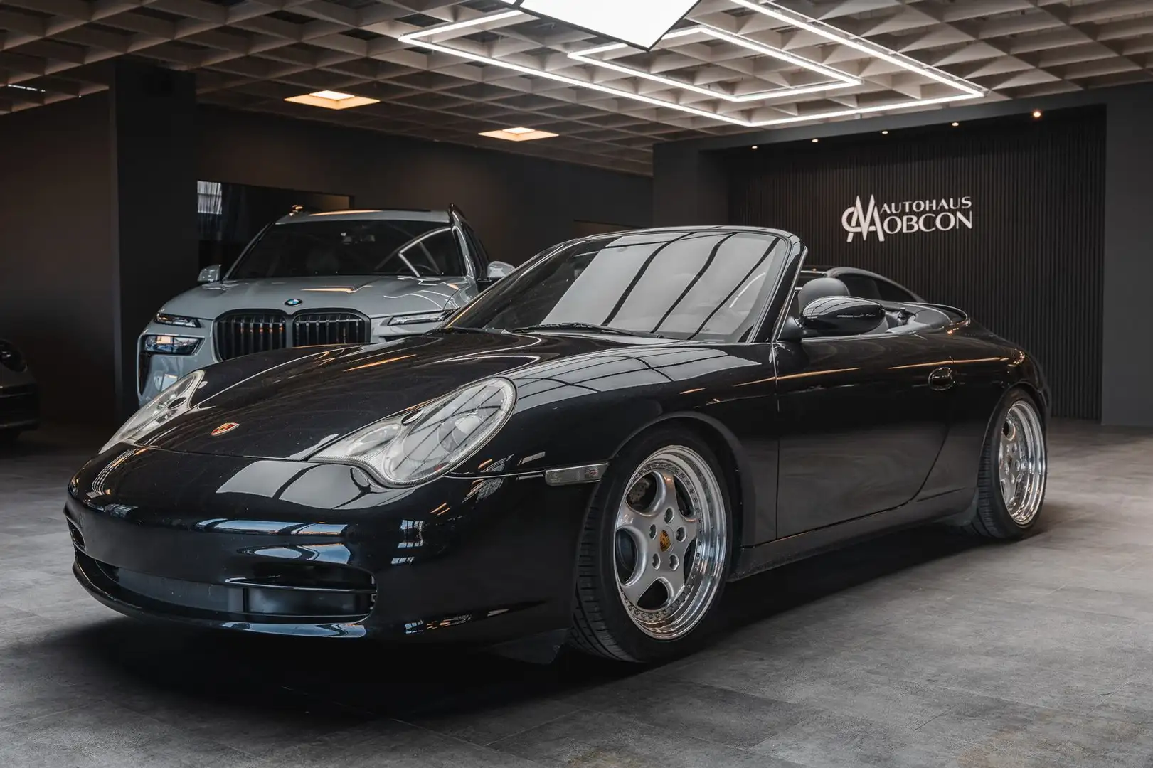 Porsche 996 Carrera Cabrio |Motor neu|PZ-Scheck|Sportaga Schwarz - 1