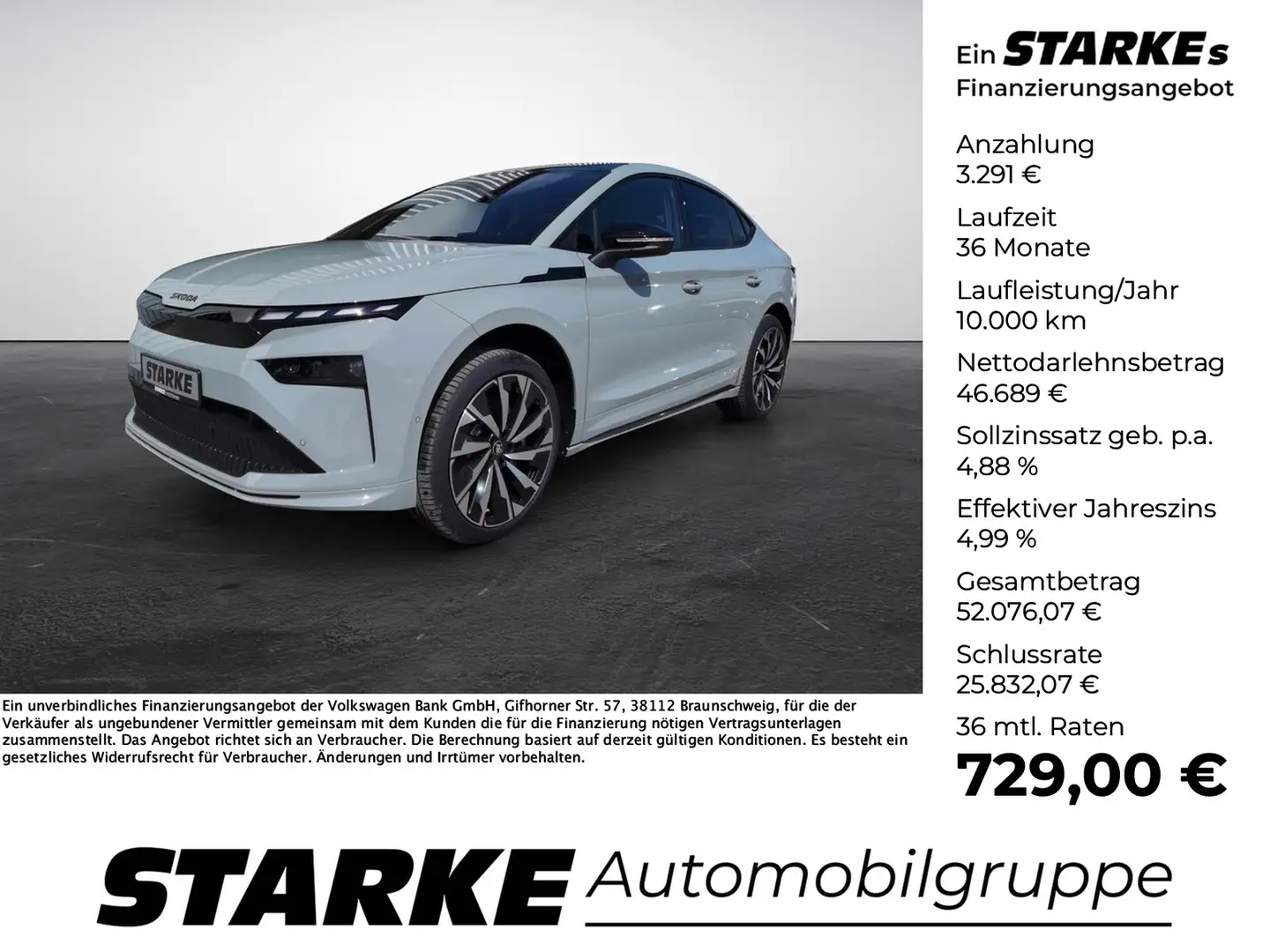 Skoda Enyaq Coupe 85 Sportline Grau - 1