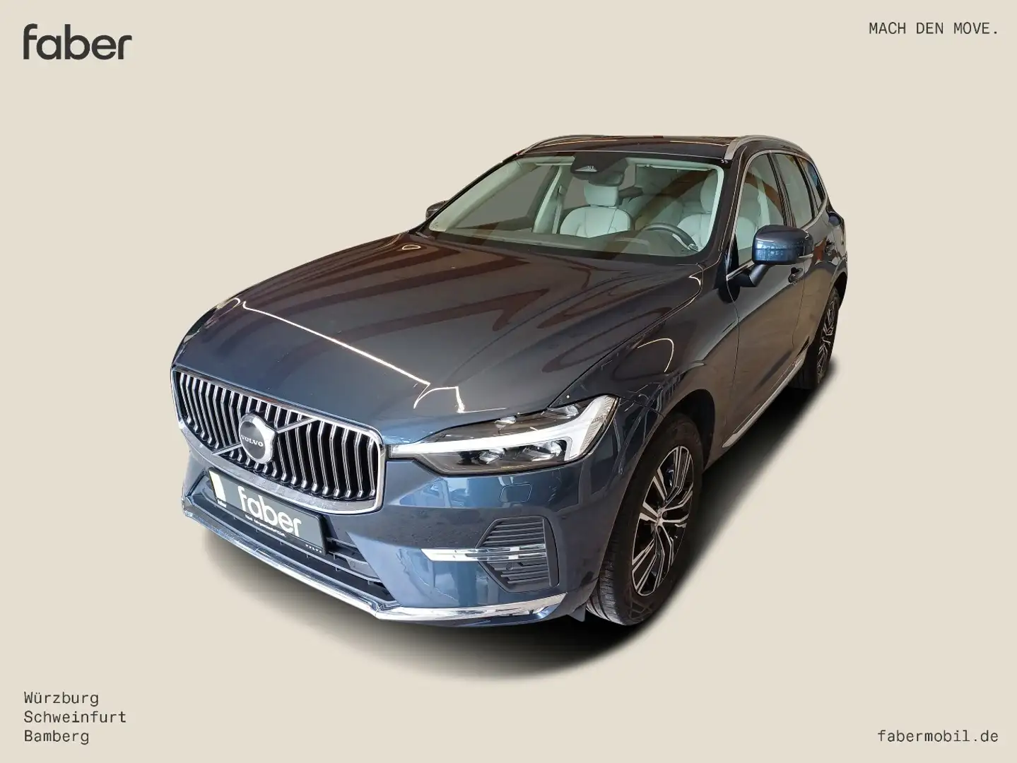 Volvo XC60 B4 AWD Inscription Blauw - 2
