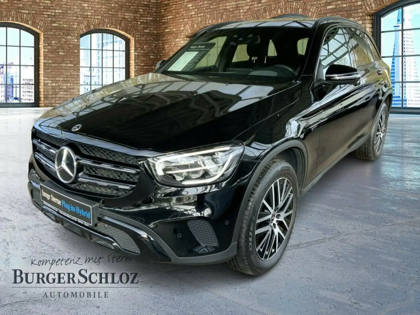 Mercedes-Benz GLC 300 e 4M ACC AHK AUT HUD Kam. KeyLess KlimaA Negro - 1