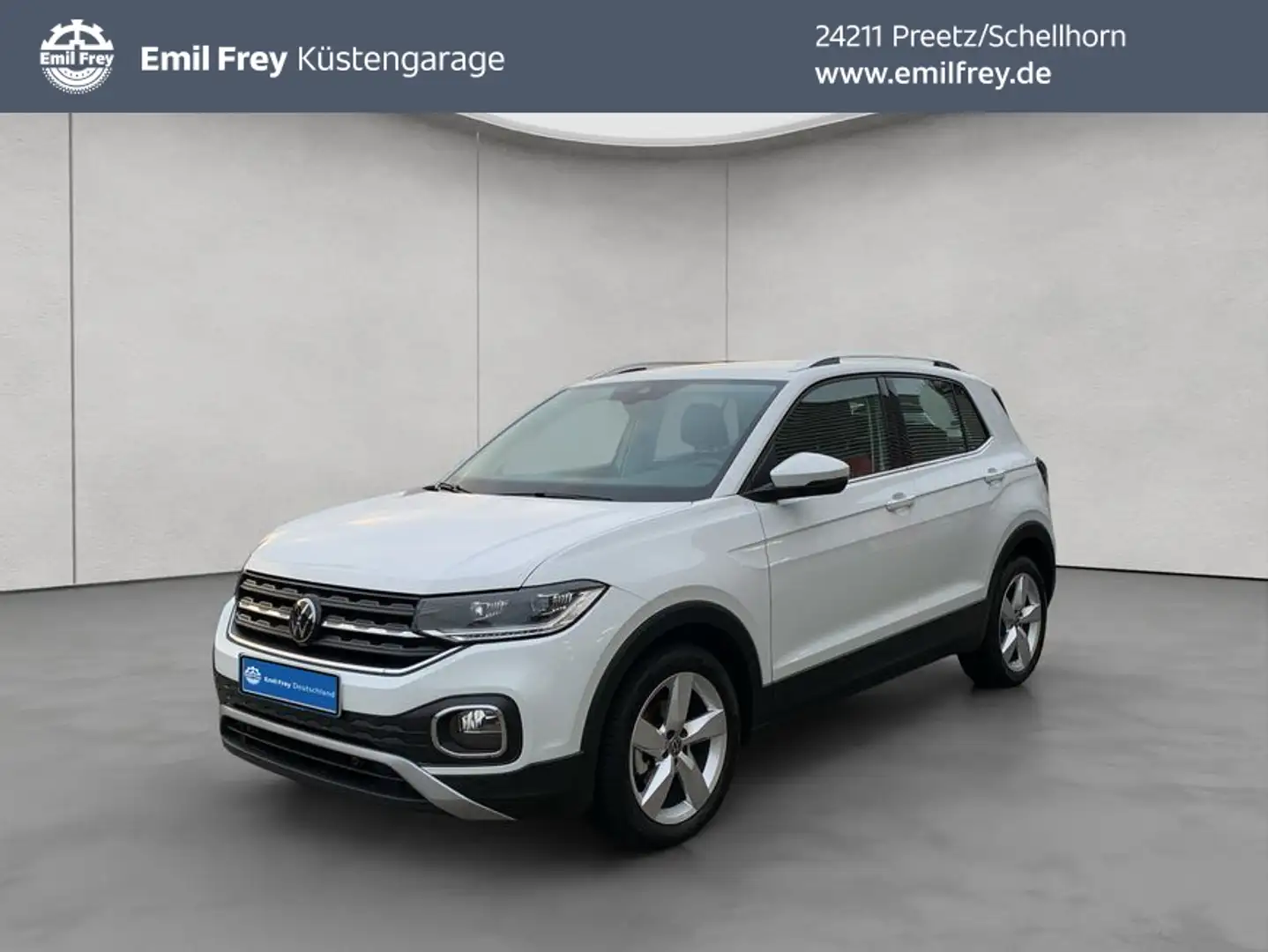 Volkswagen T-Cross 1.0 TSI OPF Style LED GJR AHK Weiß - 1