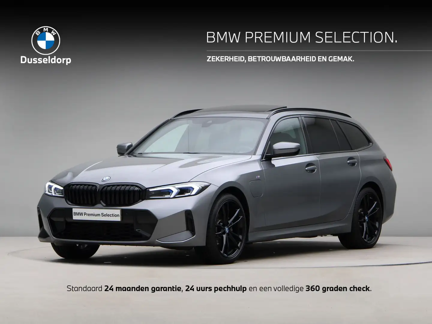 BMW 330 3 Serie 330e Touring M-Sport Aut. Hybrid Gris - 1