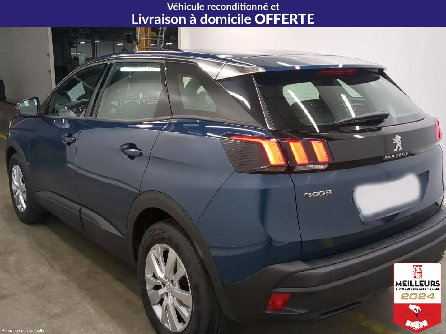 Peugeot 3008 PureTech 130 S\u0026S EAT8 Active Pack +Navigation Bleu - 2