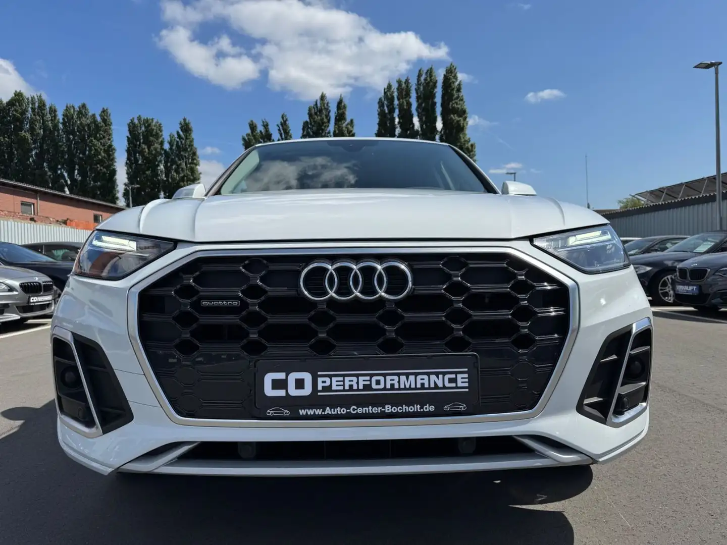 Audi Q5 40 TDI quattro *QUATTRO*S LINE*LED*AHK*ACC Blanc - 2