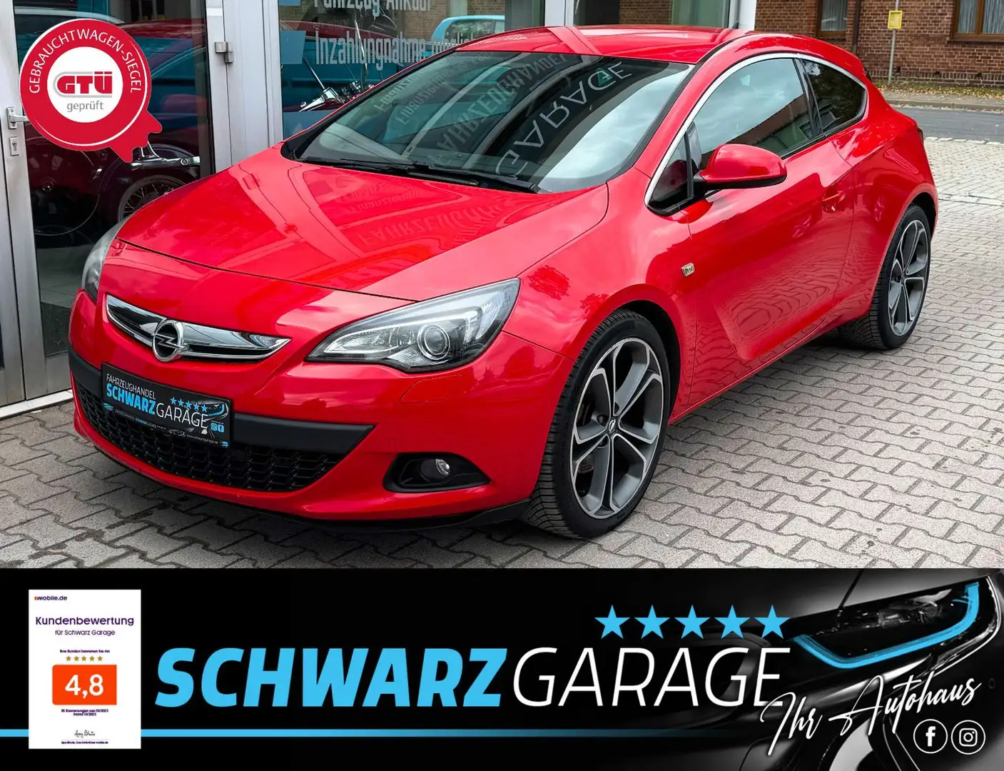 Opel Astra J GTC Innovation*WENIG-KM*SHZ*TEMPOMAT* Rouge - 1
