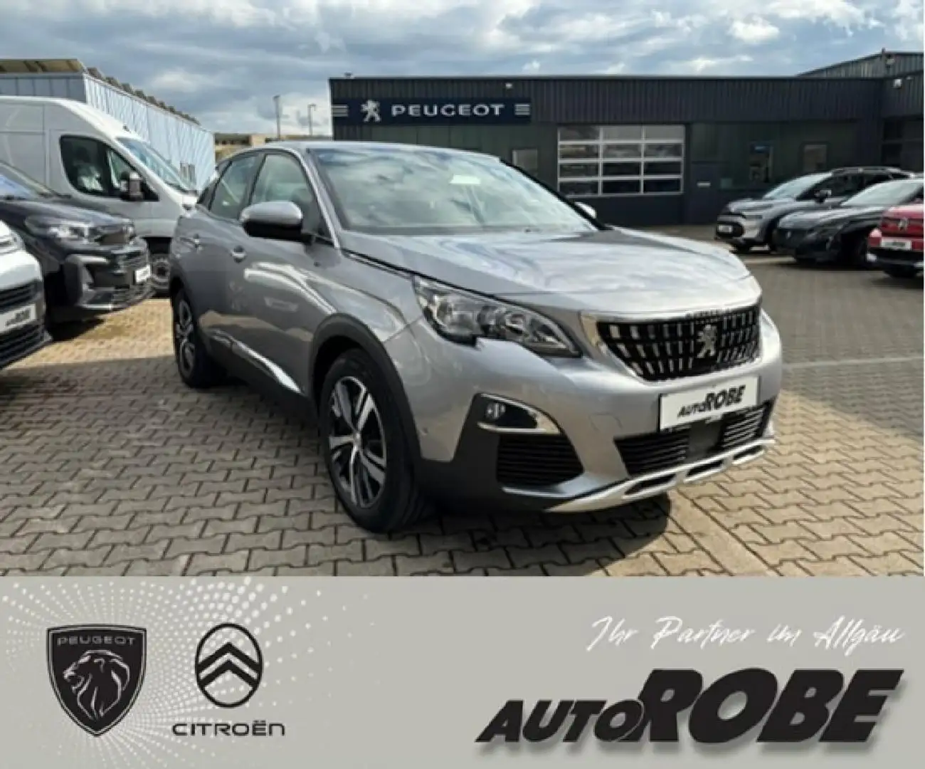 Peugeot 3008 Hybrid 225 Allure Gris - 1