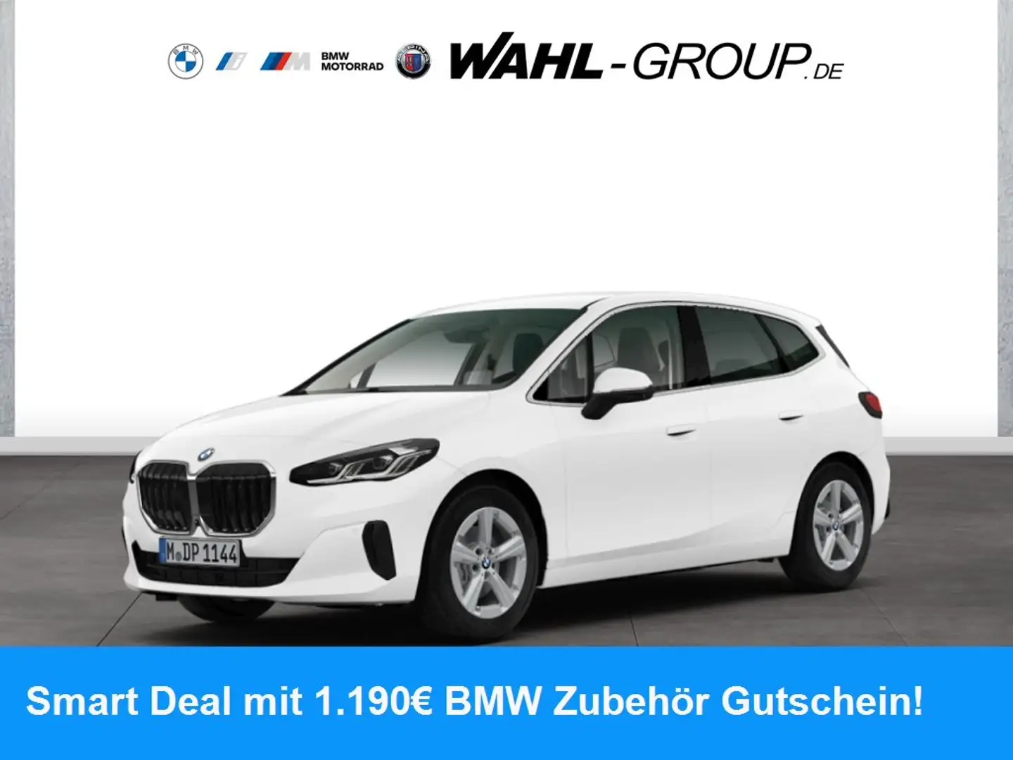 BMW 216 i ACTIVE TOURER NAVI LED HUD AHK PARKASSIST   SPOR Weiß - 1