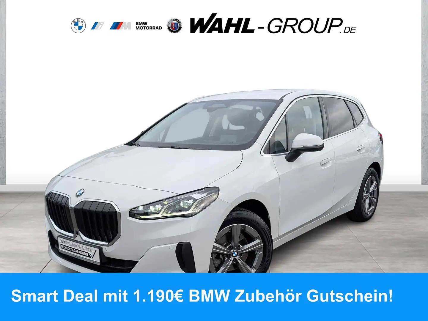 BMW 216 i ACTIVE TOURER NAVI LED HUD AHK PARKASSIST SPOR Blanc - 1