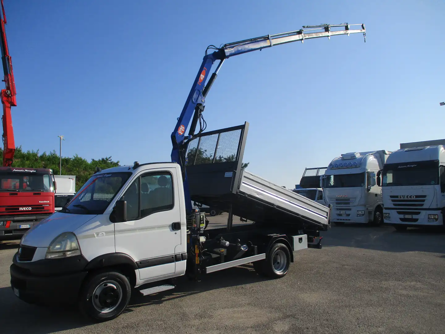 Renault Mascott 65 Q PATENTE C 3000 160CV GRU PM 4S+RADIOC+RIBALTA Weiß - 1