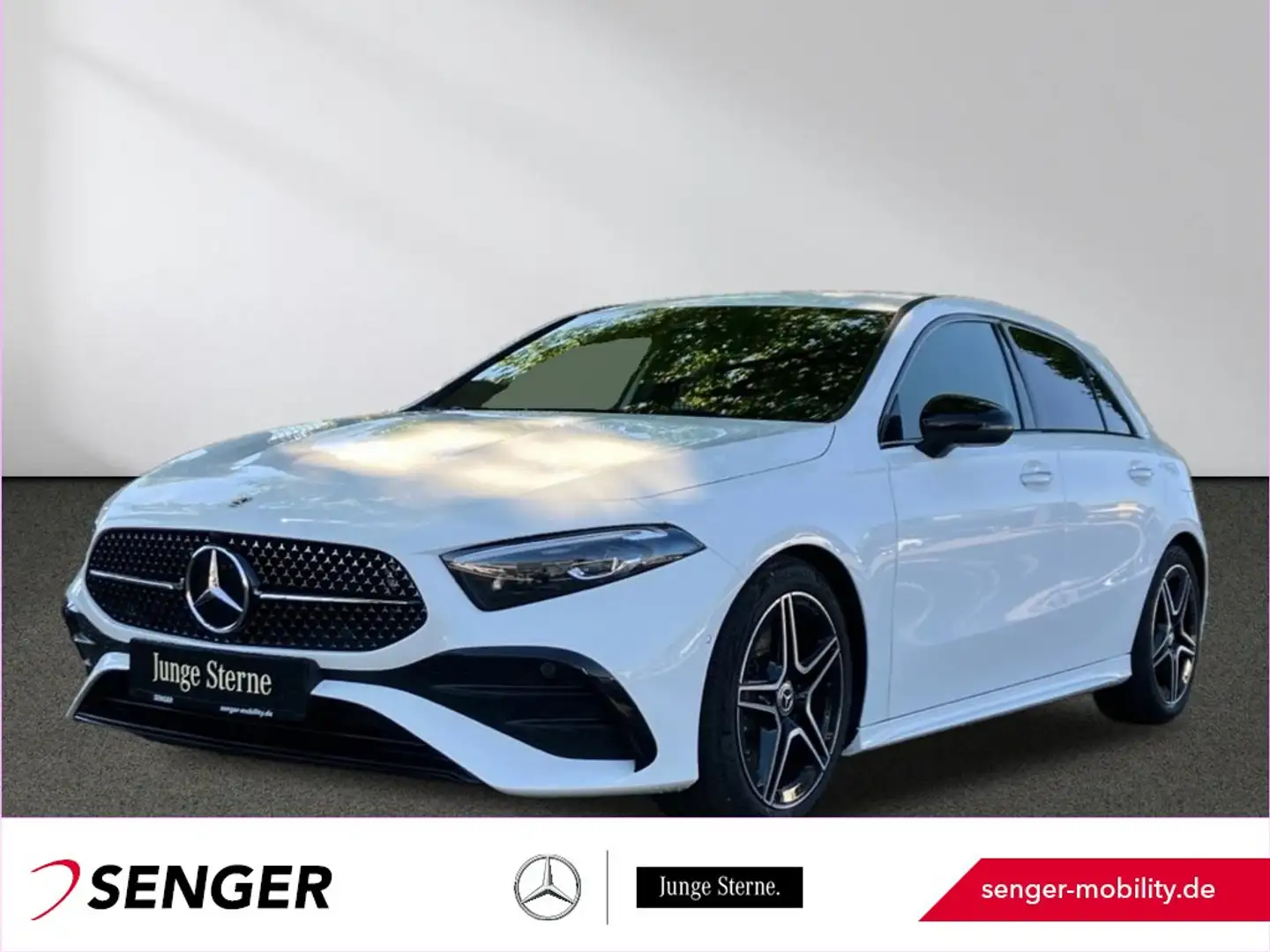 Mercedes-Benz A 220 d AMG Line Night Multibeam Rückfahrkamera Blanc - 1