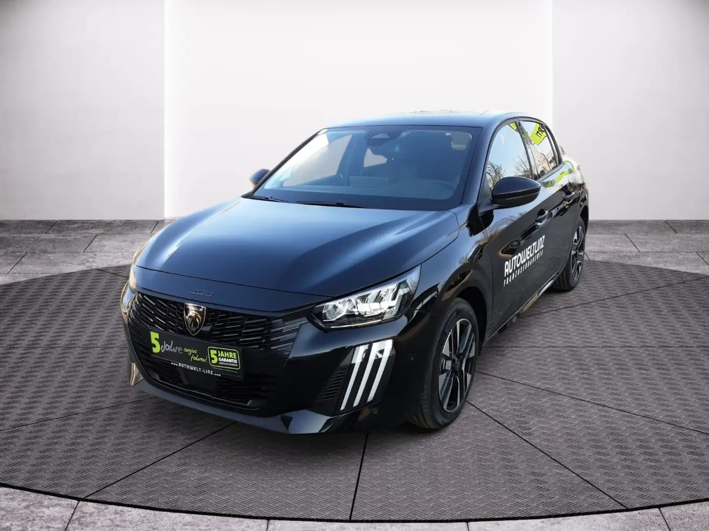 Peugeot 208 Hybrid 110 e-DCS6 Allure LED+SHZ+Nav+Kam Schwarz - 2