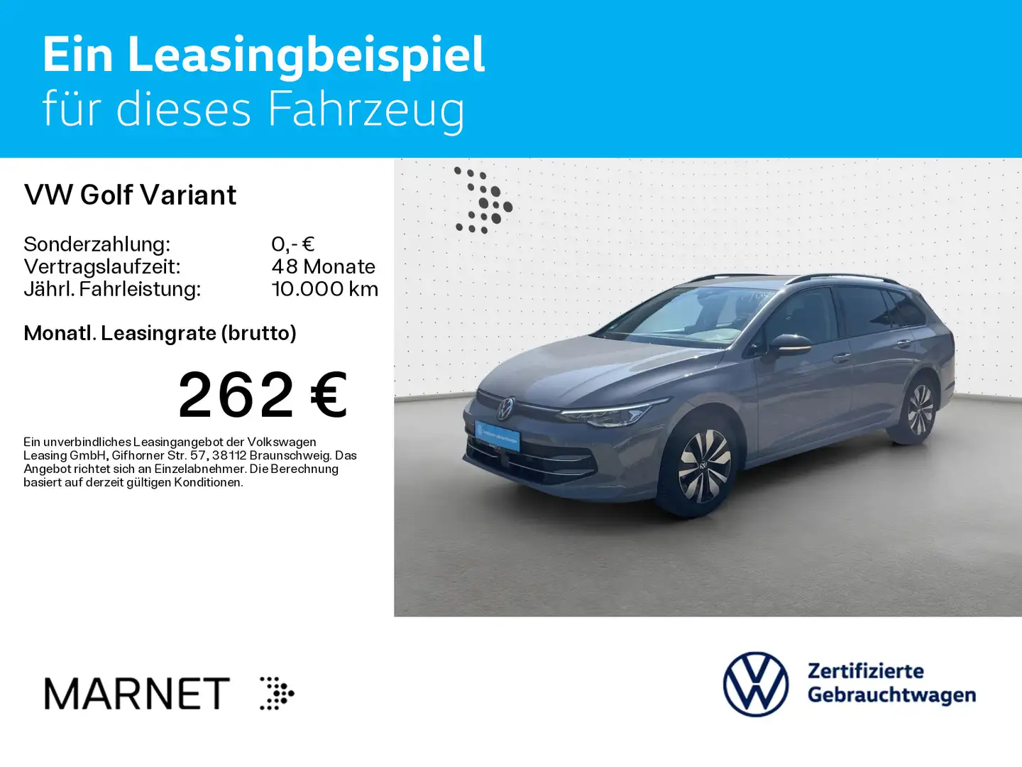 Volkswagen Golf Variant Golf VIII Variant 1.5 TSI GOAL*LED*AHK*KAMERA*NA Grijs - 2