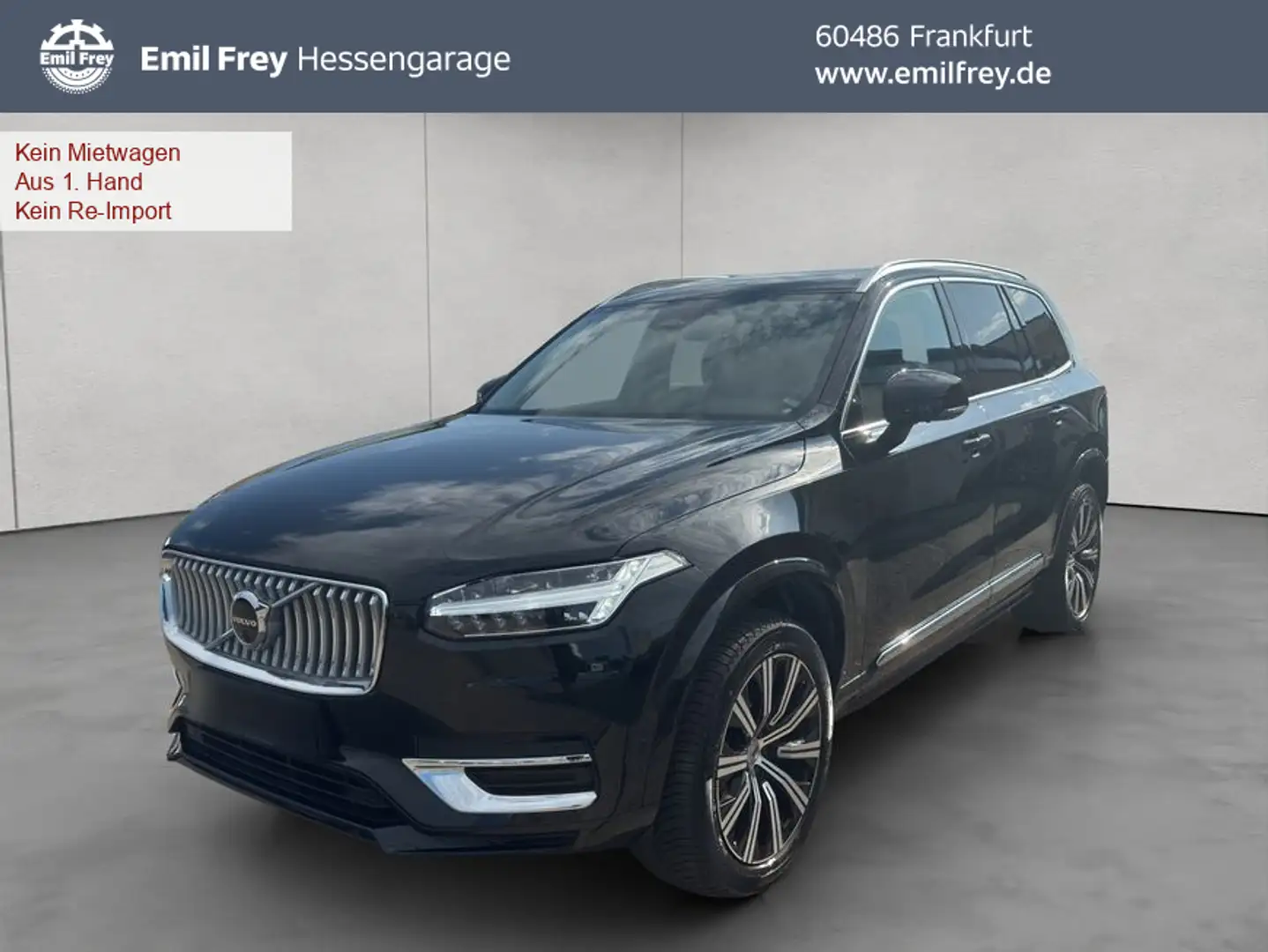 Volvo XC90 XC90 B5 AWD Plus-Bright 7S Glasd Standh 360° AHK Schwarz - 1