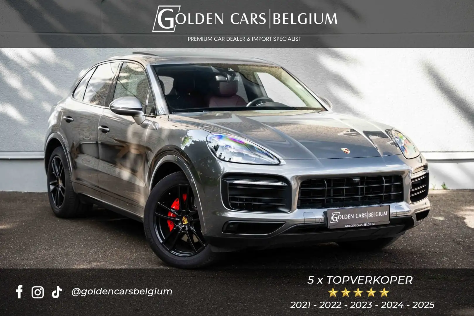 Porsche Cayenne PANO/LED/BOSE/CARPLAY/360/MEMORY/NIGHTVISION Gris - 1