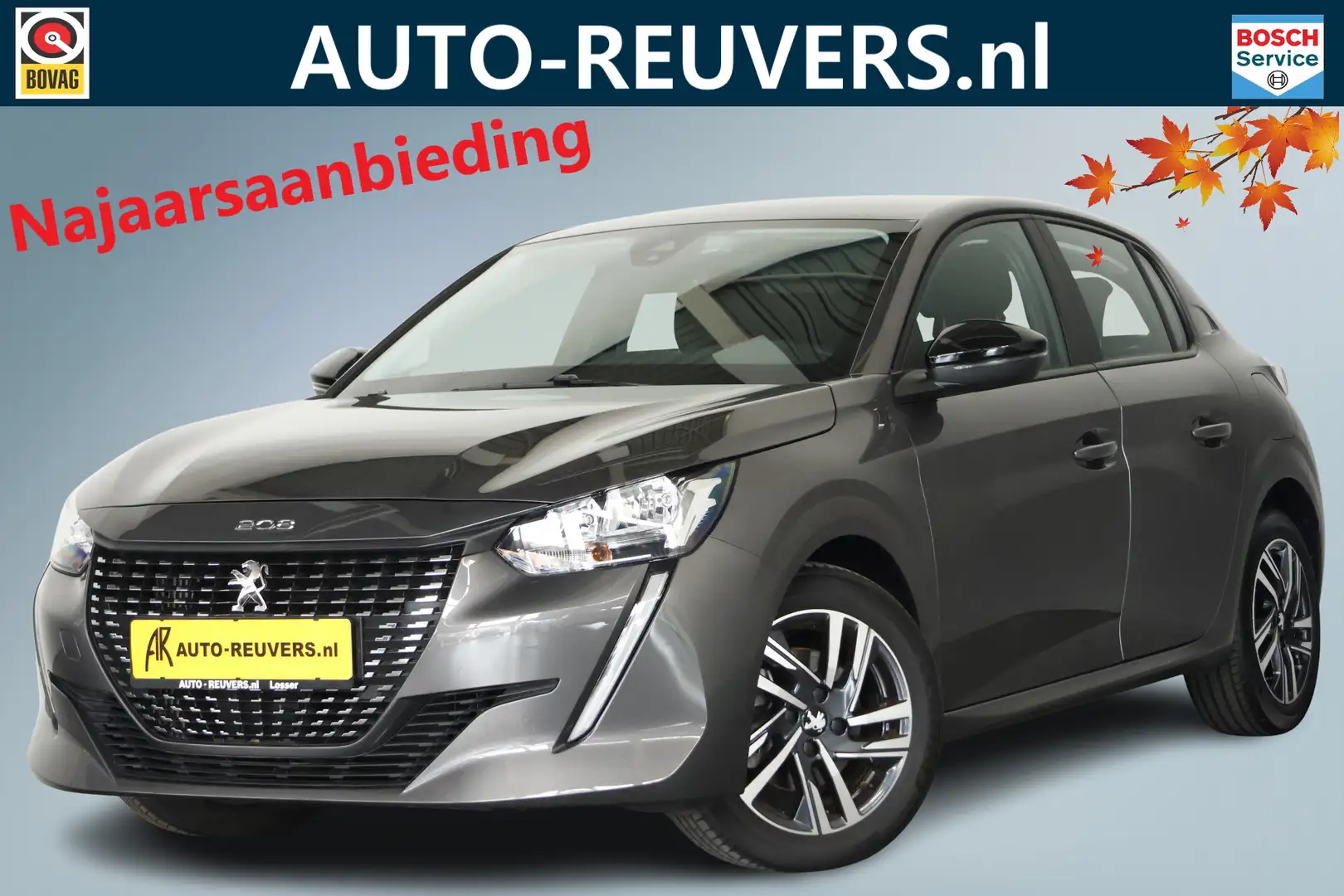 Peugeot 208 1.2 PureTech 100 Active / Navi / CarPlay / Cruisec Gris - 1