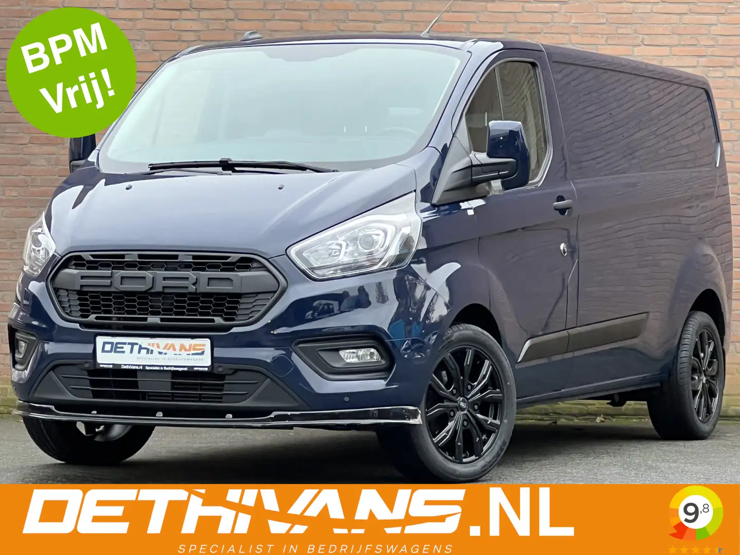 Ford Transit Custom 2.0TDCI 130PK Lang Raptor Edition / Cruisecontrol Bleu - 1