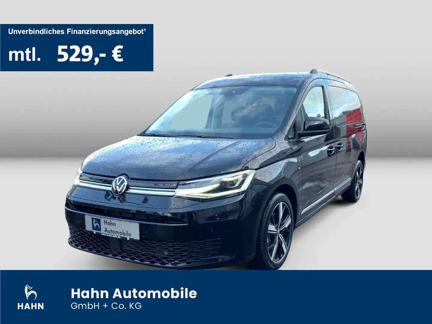 Volkswagen Caddy Style 1,5l TSI 85kW DSG NAVI AHK Stan Zwart - 1