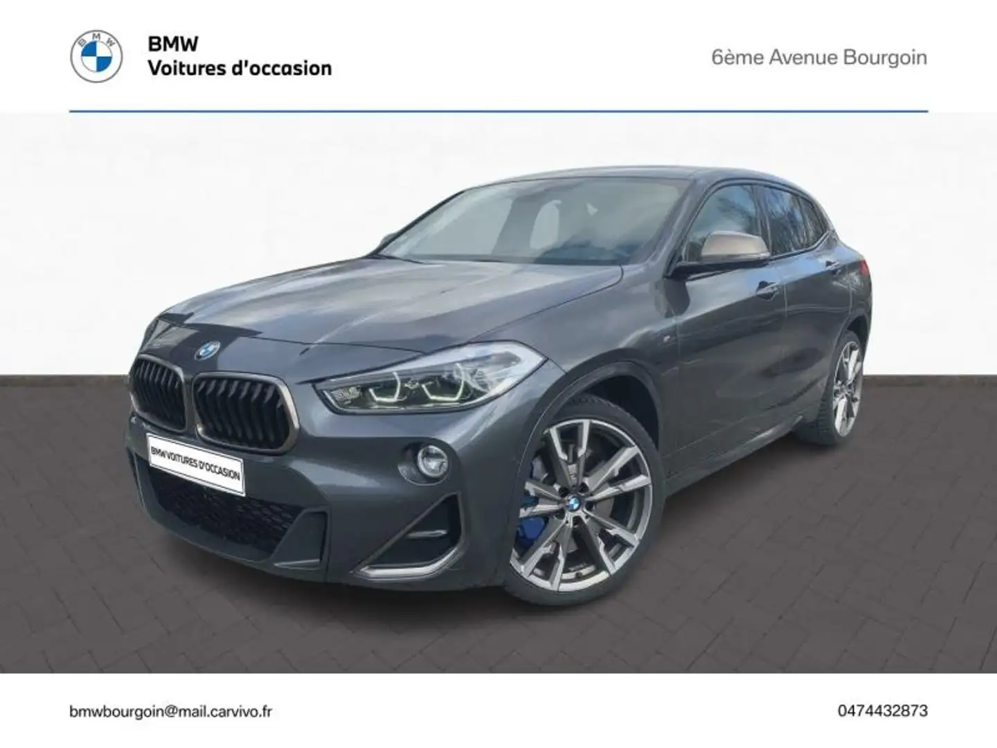 BMW X2 M M35iA 306ch M Performance xDrive Gris - 1