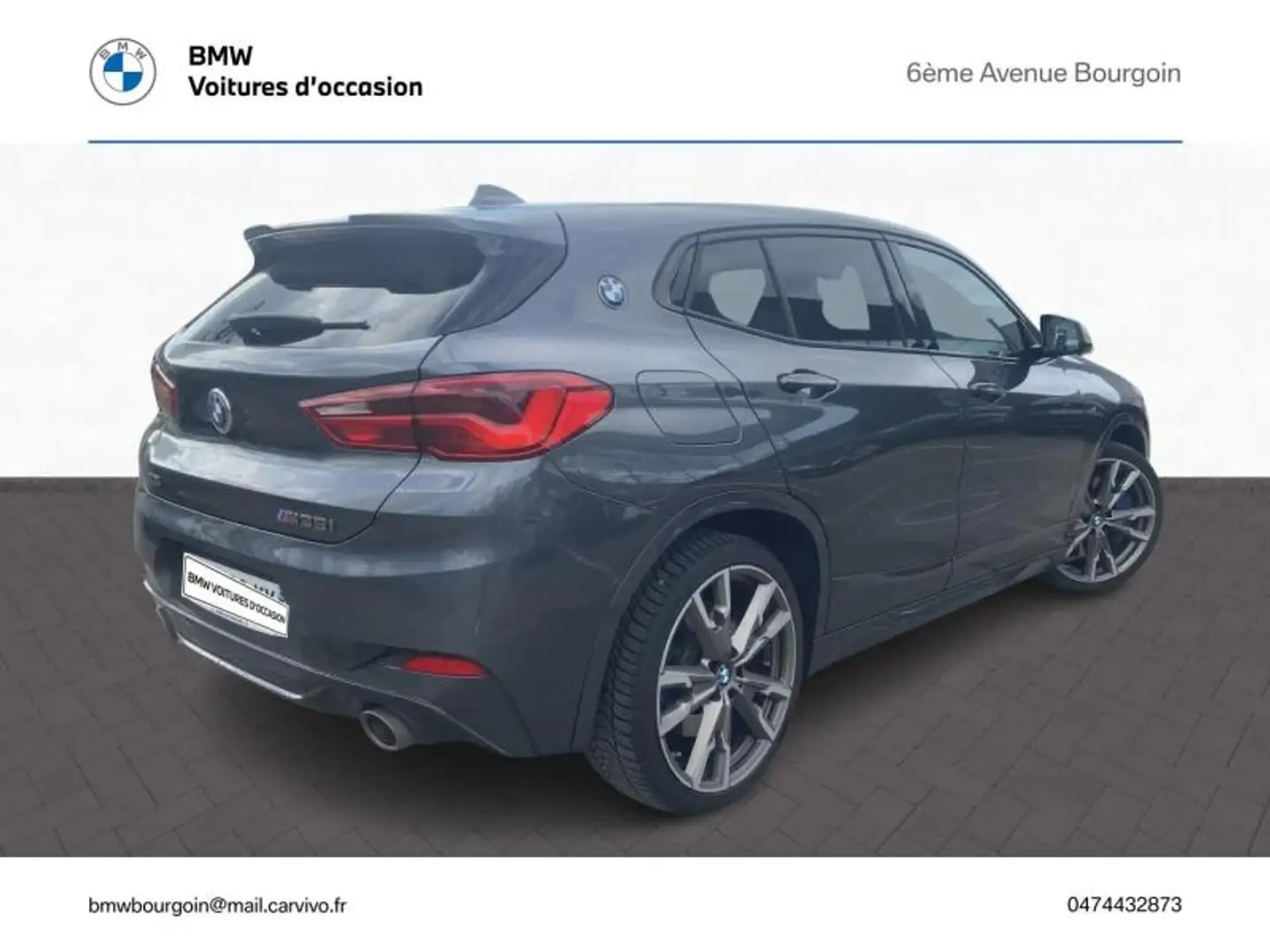 BMW X2 M M35iA 306ch M Performance xDrive Gris - 2