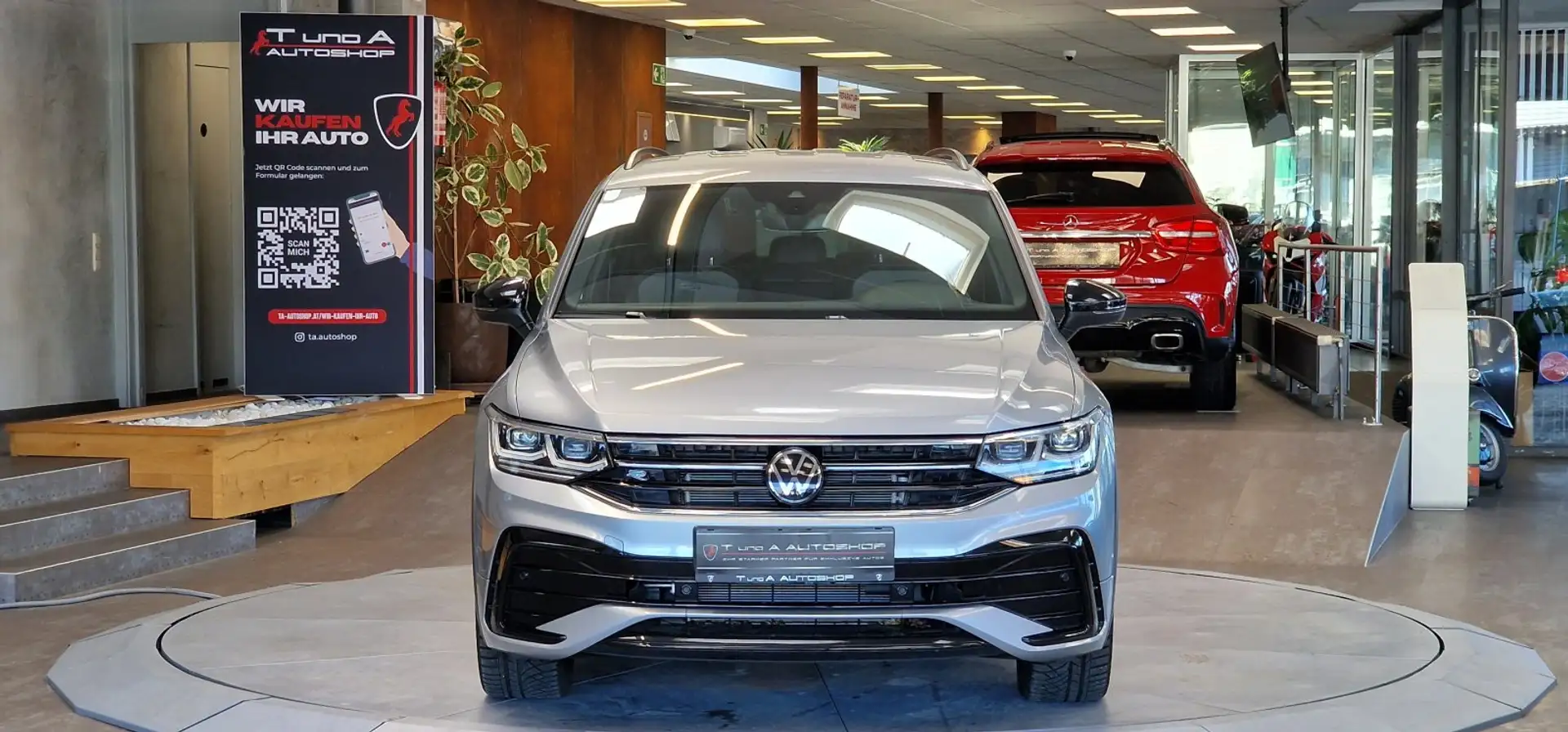Volkswagen Tiguan Allspace 2.0 TDI 7-Sitzer R-Line DSG *Digital Cockpit*Winte Silber - 2