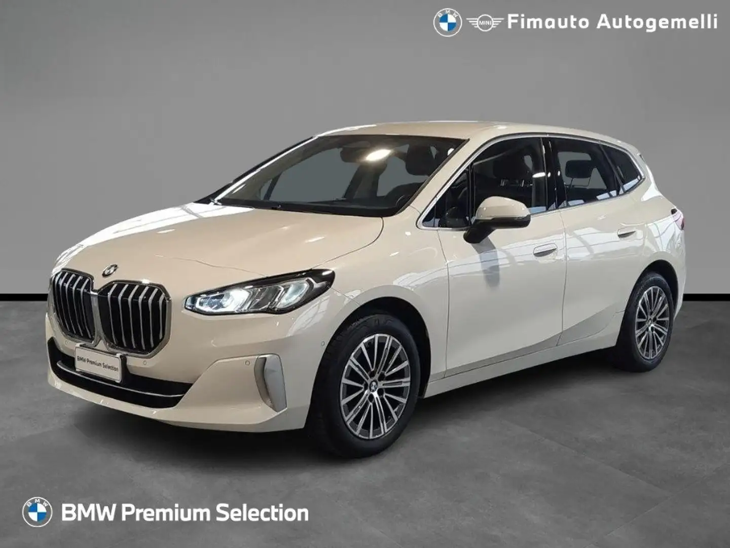 BMW 218 d Active Tourer Luxury Aut. Weiß - 1