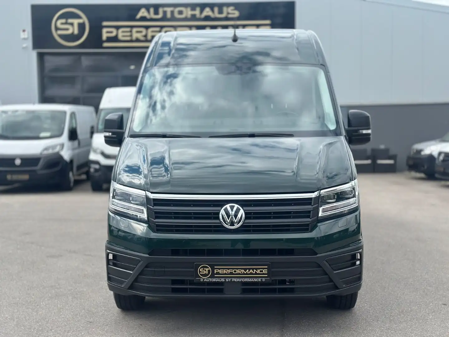 Volkswagen Crafter 35 lang Maxi DSG BÄR CARGOLIFT LBW RAMPE Grün - 2