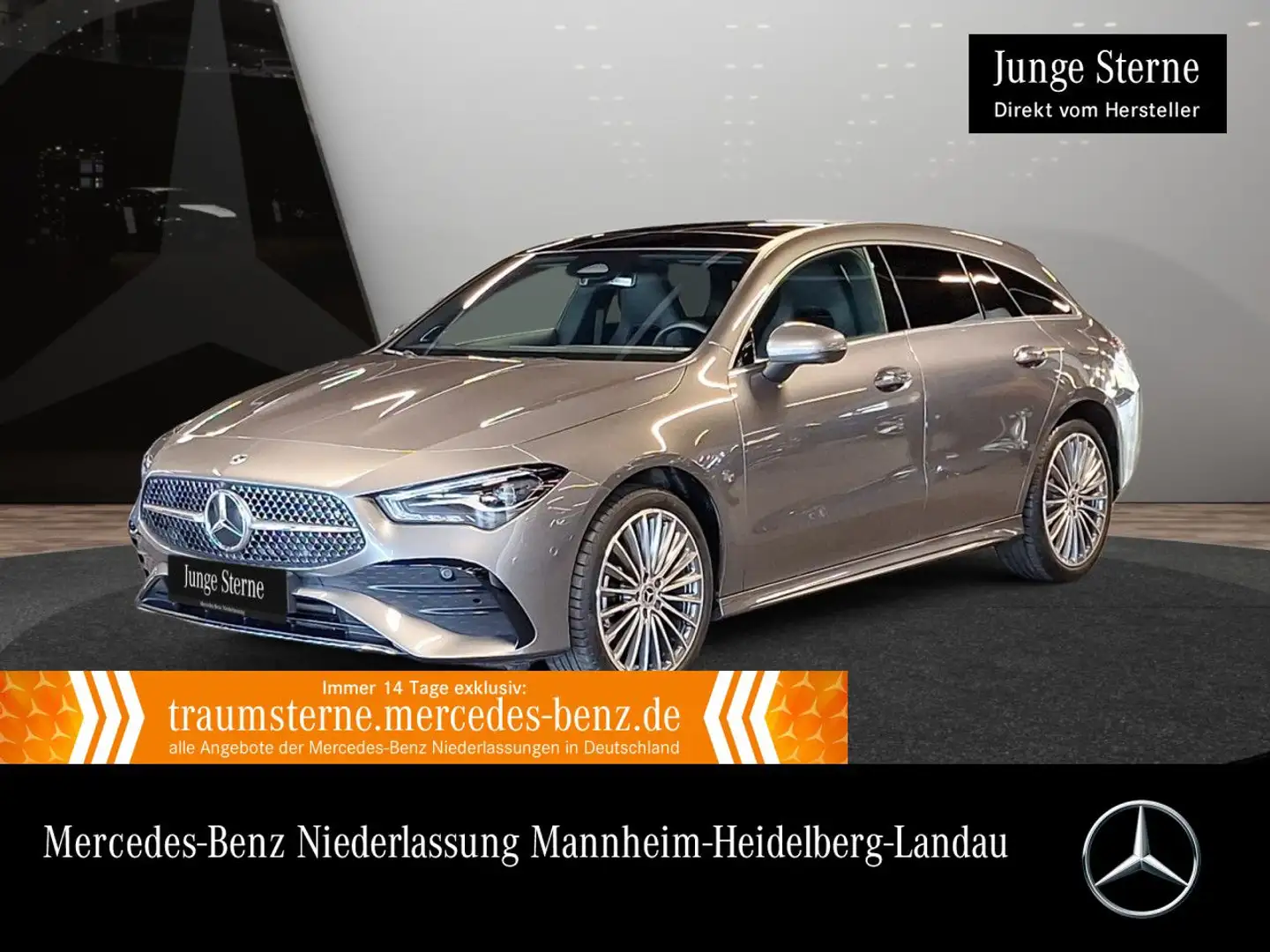 Mercedes-Benz CLA 250 e AMG+PANO+360°+LED+BURMESTER+TOTW+8G Grau - 1