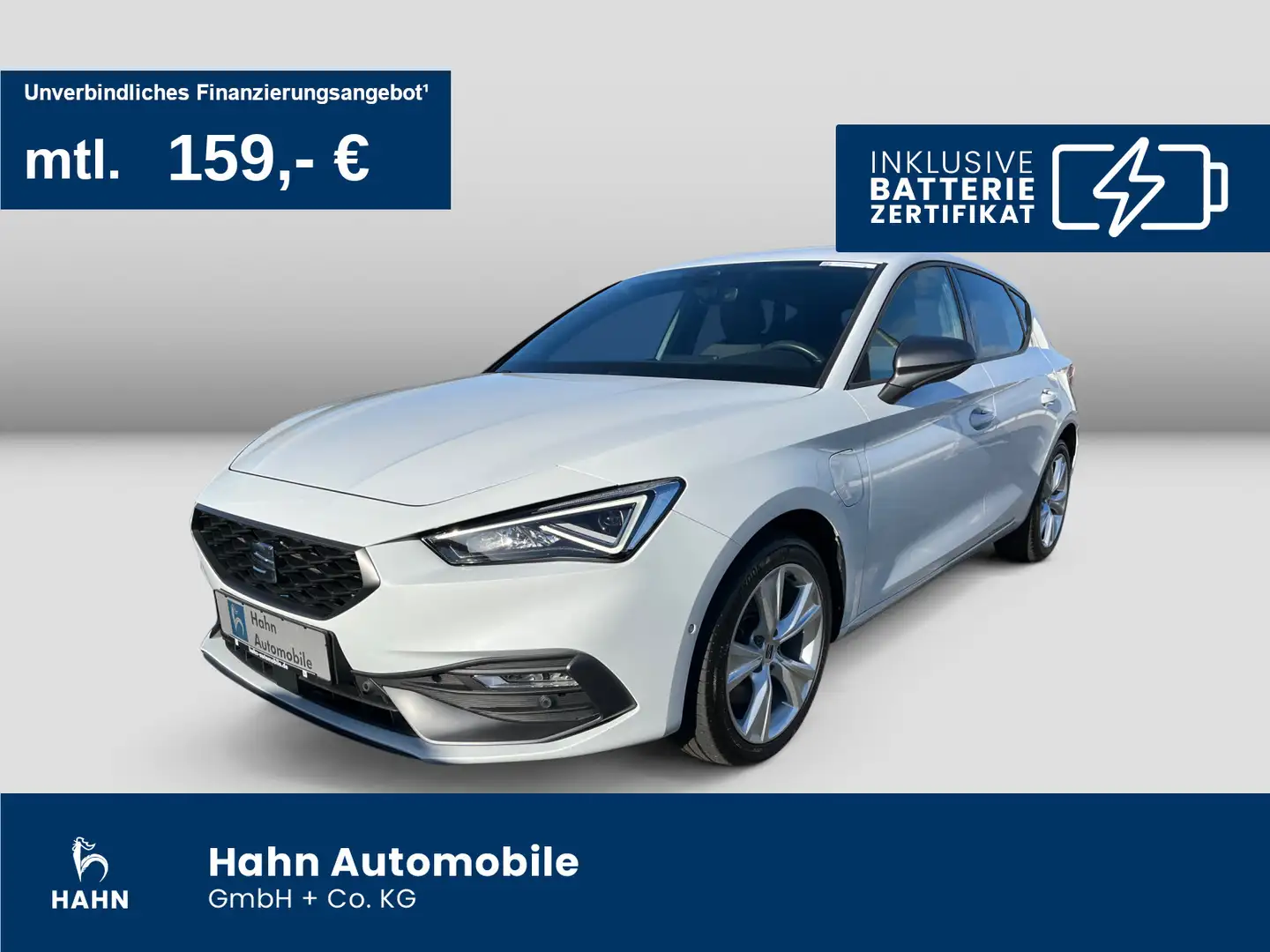 SEAT Leon 1.4e-HYBRID DSG FR LED Navi APP ACC Sitzhzg Weiß - 1