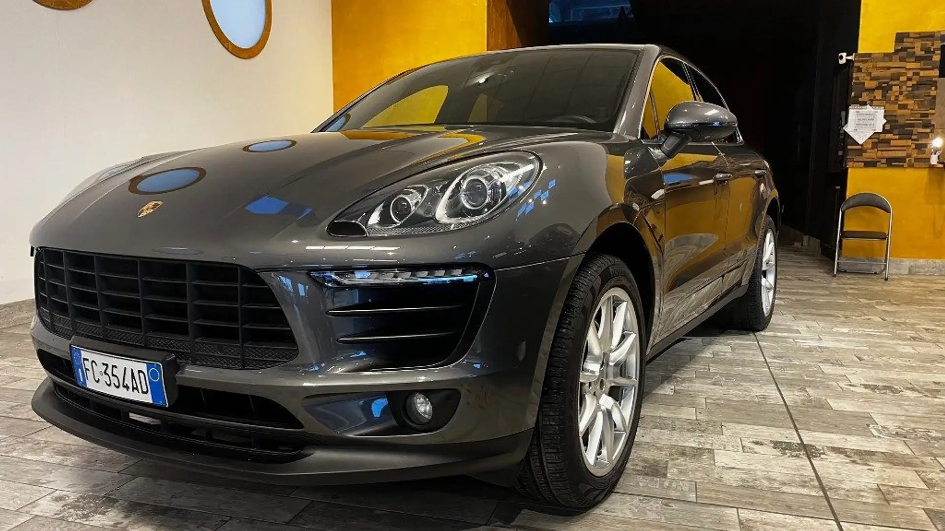 Porsche Macan 3.0 S Diesel-bose-sedili con memoria-pelle Gris - 1
