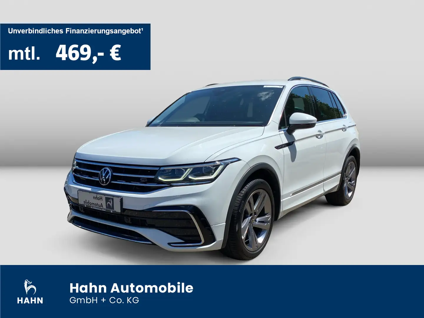 Volkswagen Tiguan 2.0TDI DSG R-Line Matrix Navi Sitzh DAB+ Weiß - 1