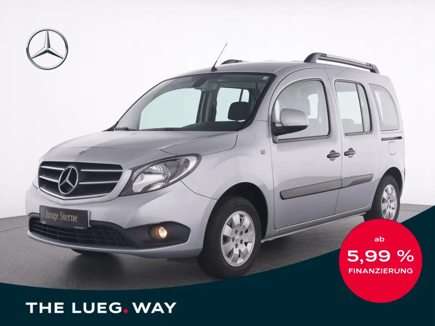 Mercedes-Benz Citan 111 CDI Tourer Edition lang Navi+Klima+SHZ Zilver - 1