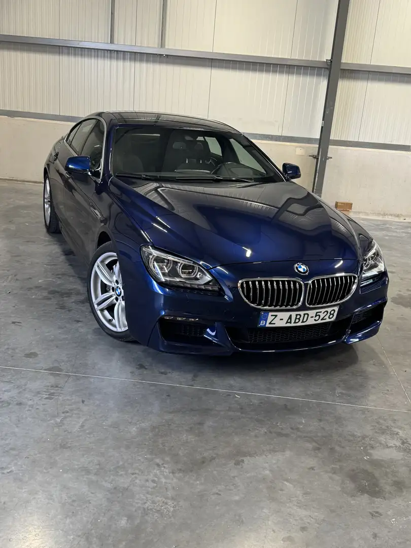 BMW 640 Gran Coupé 640D pack m Blau - 1