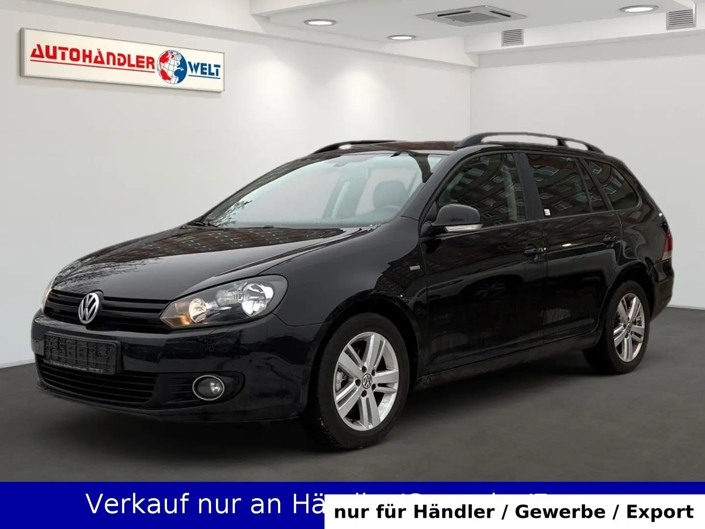 Volkswagen Golf VI Kombi 1.6 TDI Match AAC T-Leder SHZ PDC Schwarz - 1