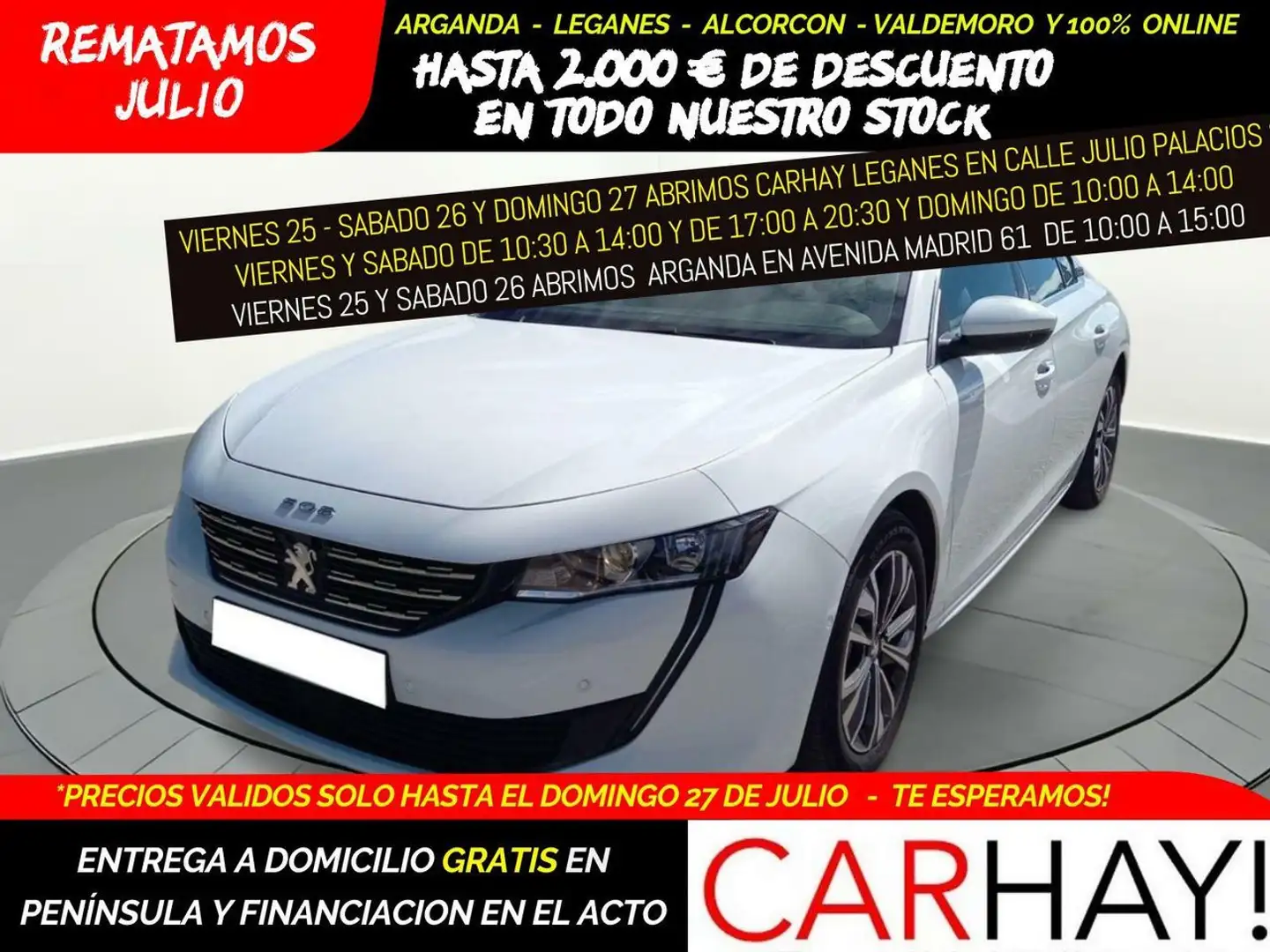 Peugeot 508 2.0 BLUEHDI 120 KW AUTO ALLURE Blanc - 1