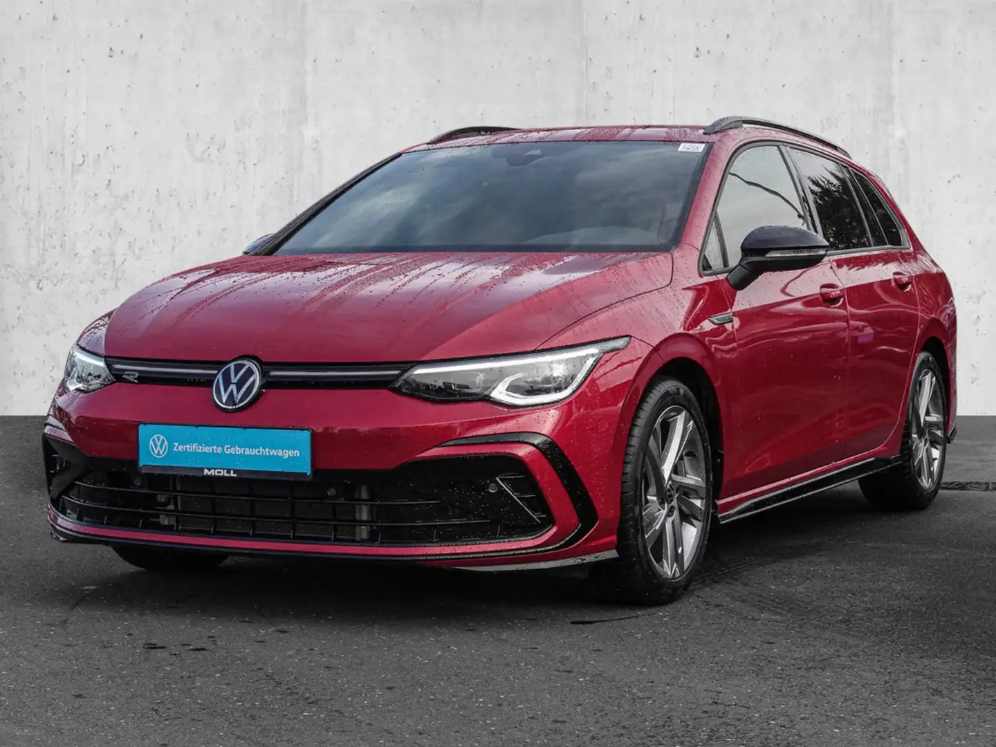 Volkswagen Golf Variant 2.0 TSI DSG R-Line NAVI LED ACC LM Rojo - 2