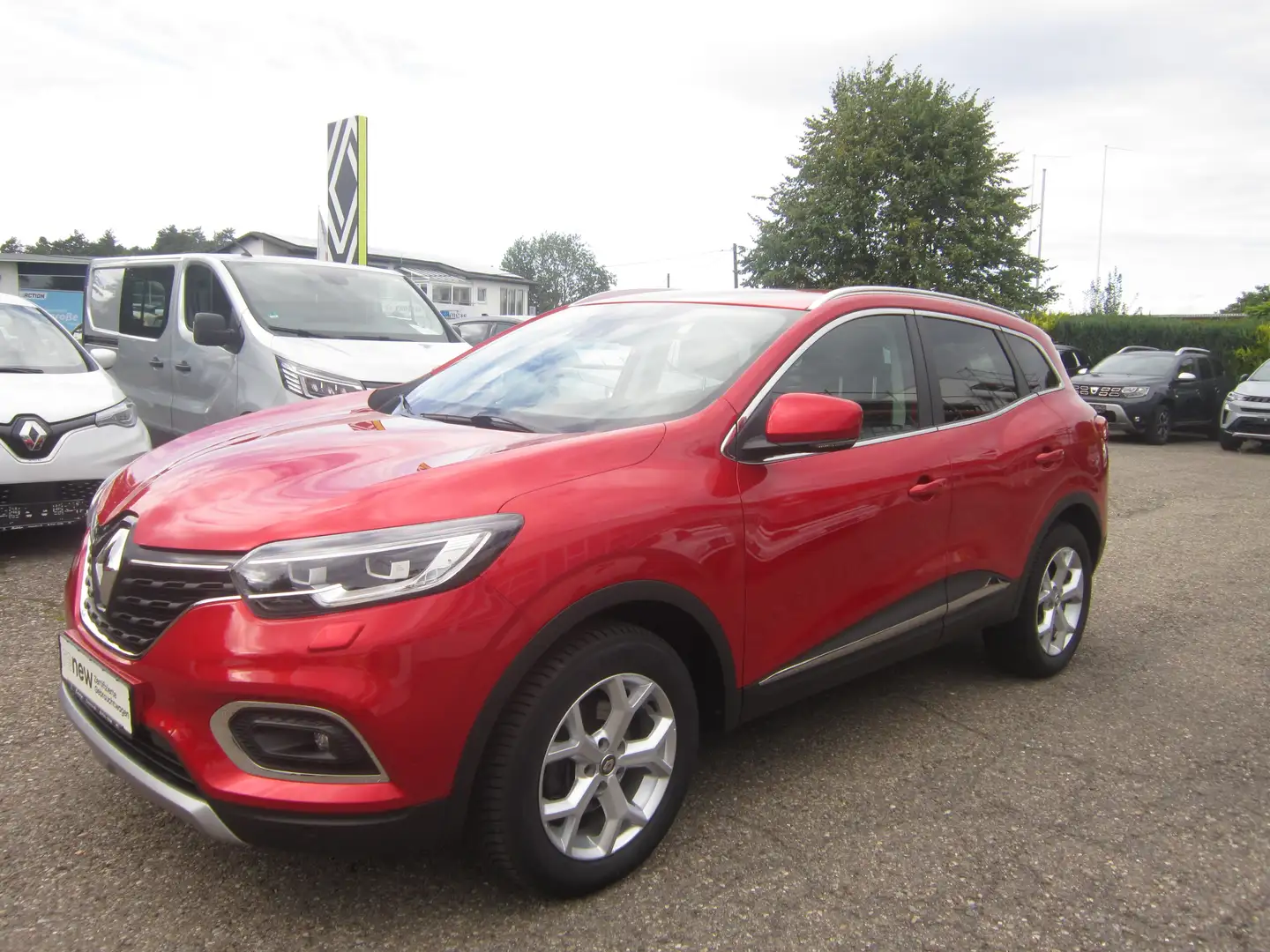 Renault Kadjar BLUE dCi 115 Deluxe-Paket LIMITED, AHK, Kamera, Rojo - 1