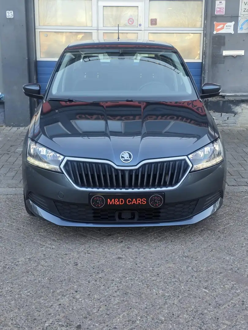 Skoda Fabia 1.0 TSI Ambition DSG/AIRCO/ELEK RAMEN Gris - 2
