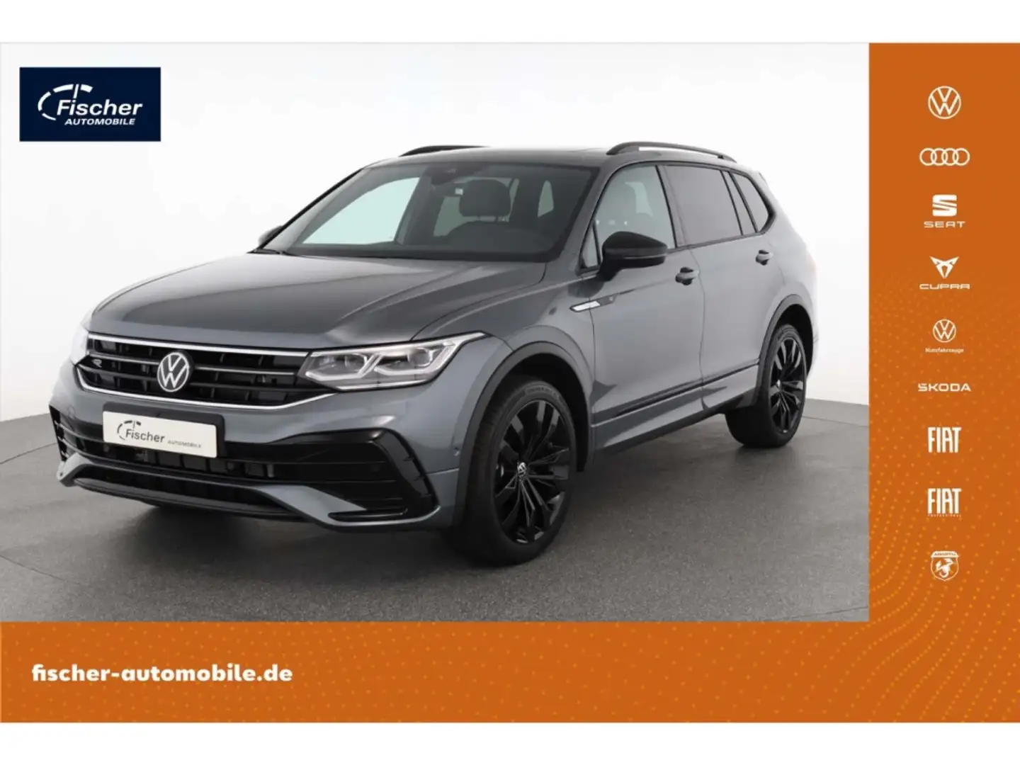 Volkswagen Tiguan Allspace 2.0 TDI SCR 4MOTION R-Line Black S Grau - 1