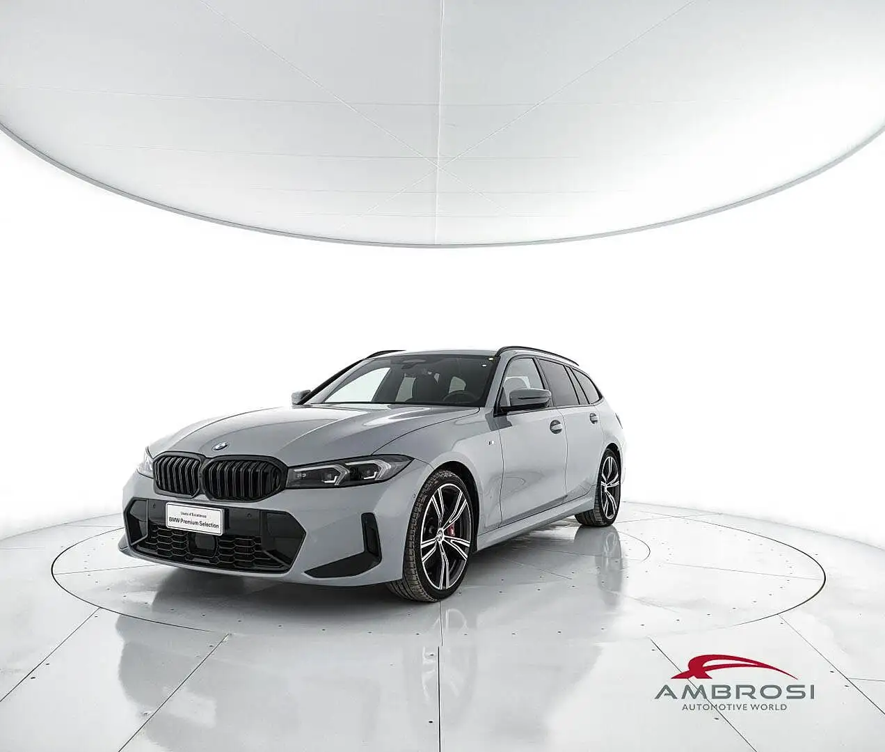 BMW 320 Touring 320d mhev 48V xdrive MSport auto Szary - 1