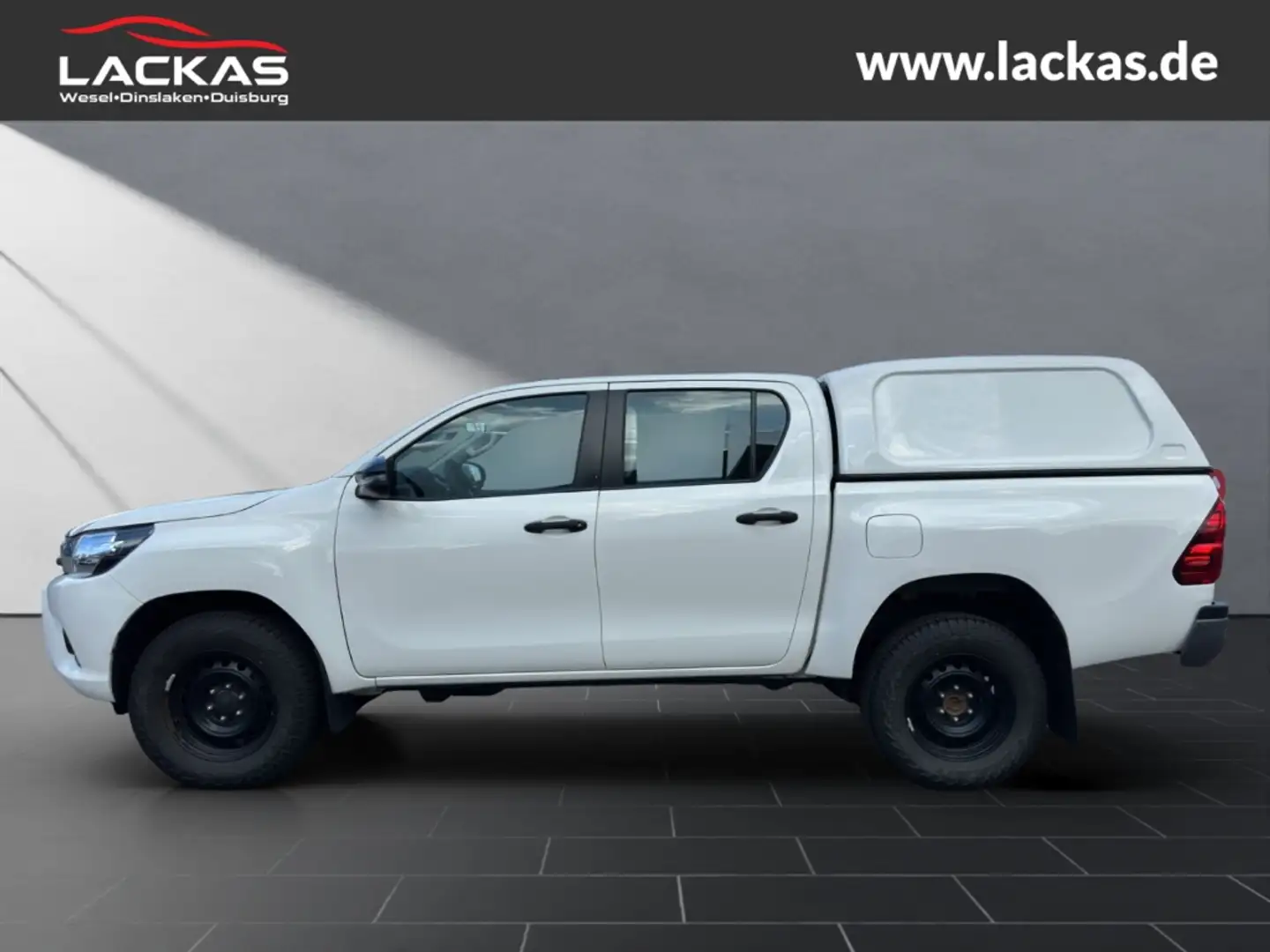 Toyota Hilux Double Cab Duty 4x4 2.4 Hardtop Sperrdiff. DAB SHZ Blanc - 2