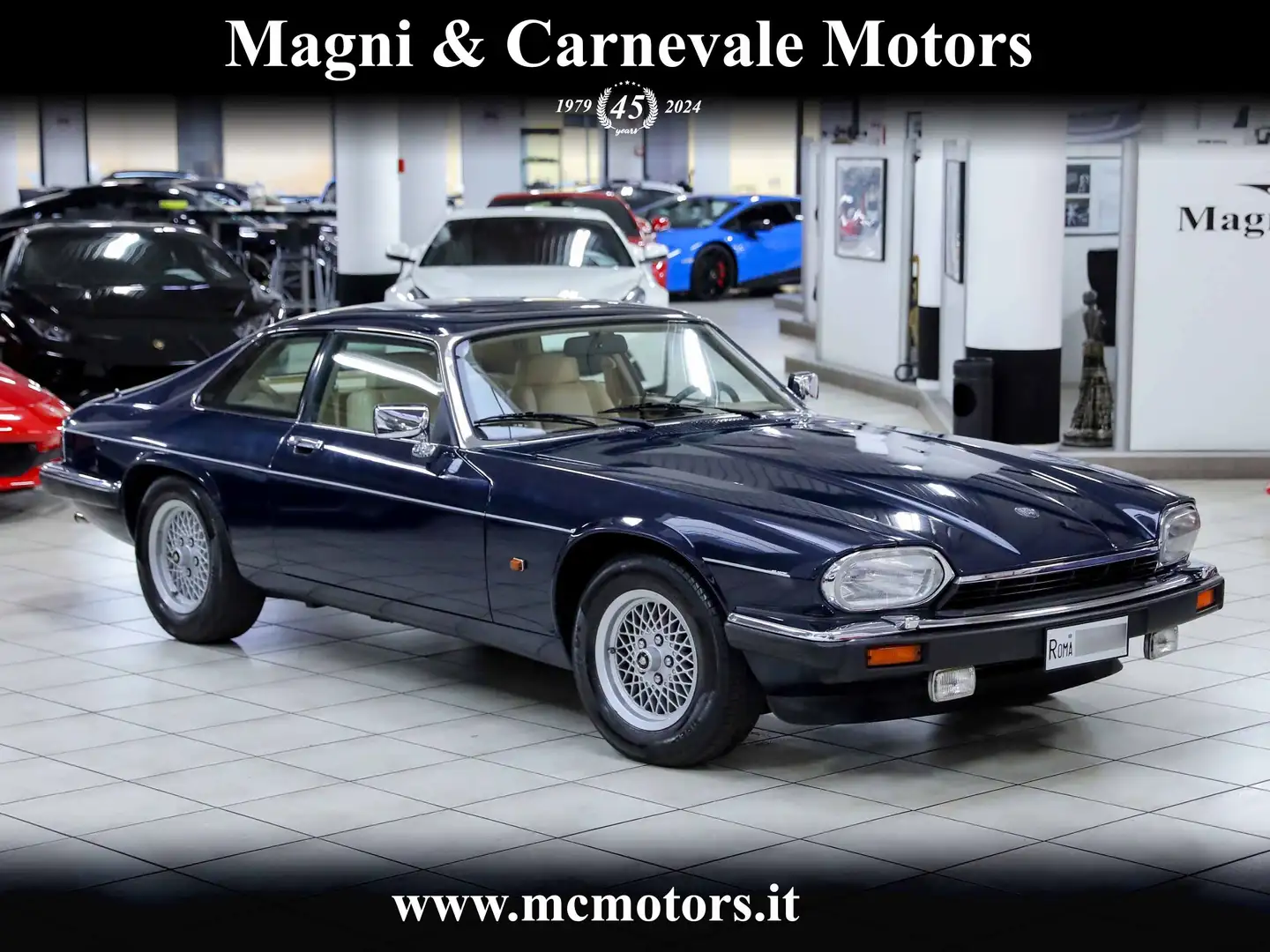 Jaguar XJS 5.4|ISCRITTA A.S.I.|UFFICIALE ITALIA|TARGA "ROMA" Blau - 1