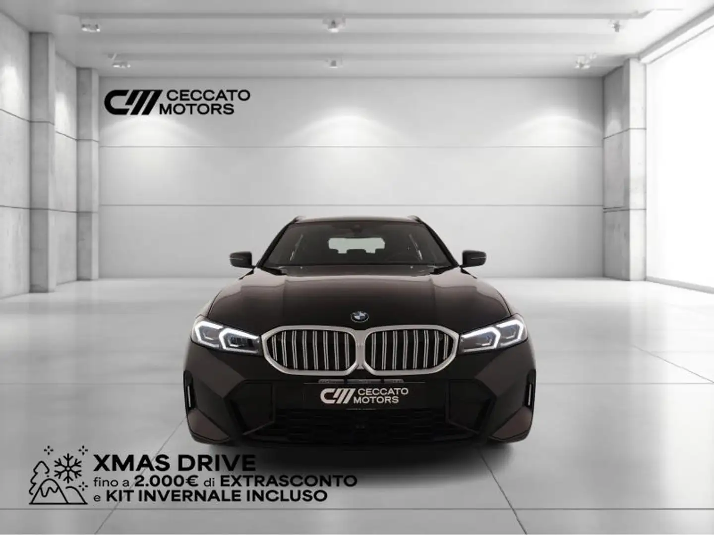 BMW 318 i Touring Msport auto Nero - 2