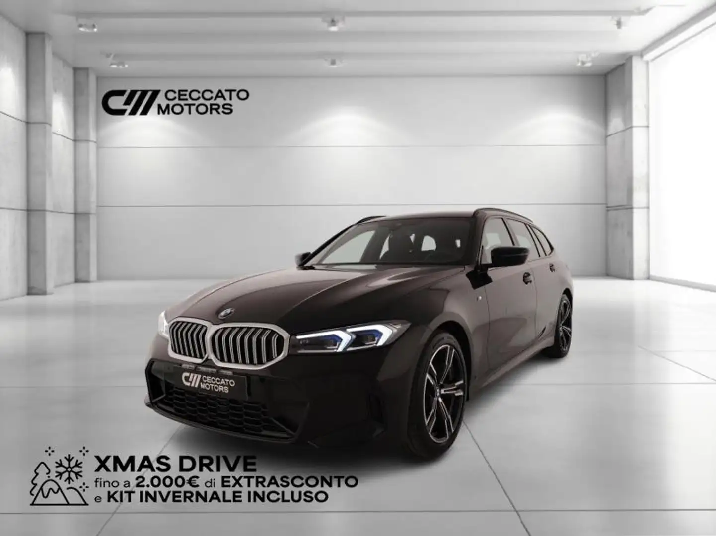 BMW 318 i Touring Msport auto Nero - 1