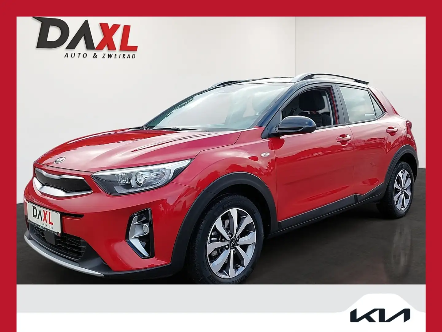 Kia Stonic 1,0 TGDI GPF ISG Silber Rot - 1