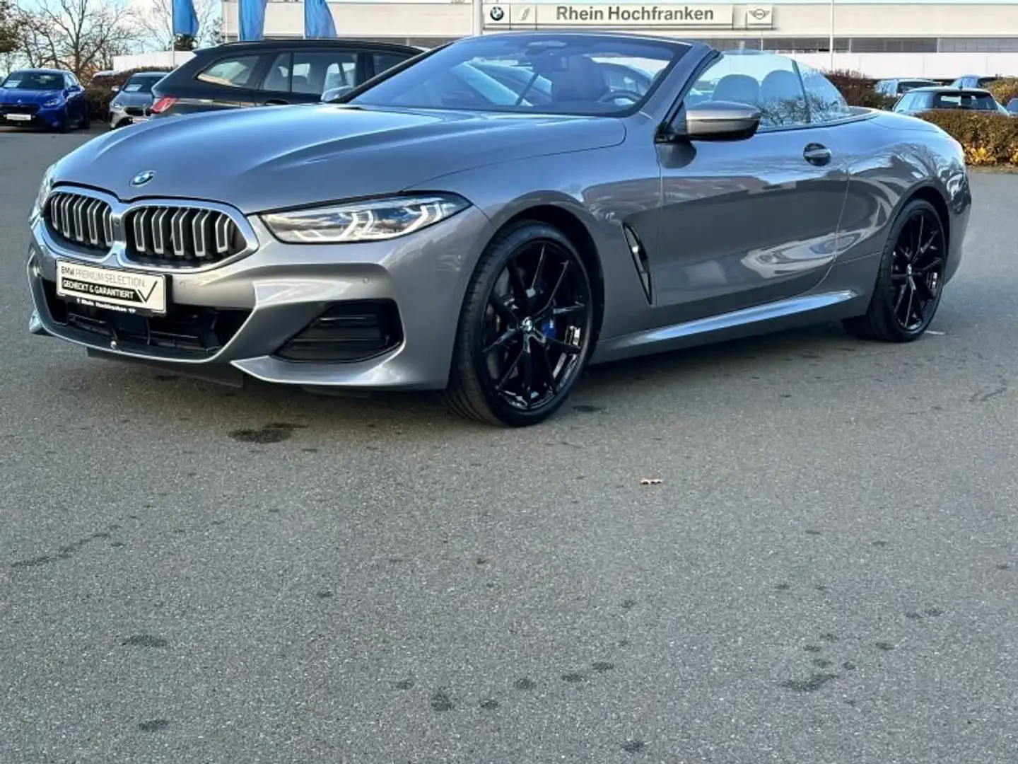 BMW 840 i xDrive Cabrio ACC 360° STANDH LASER NACKENH Grau - 2