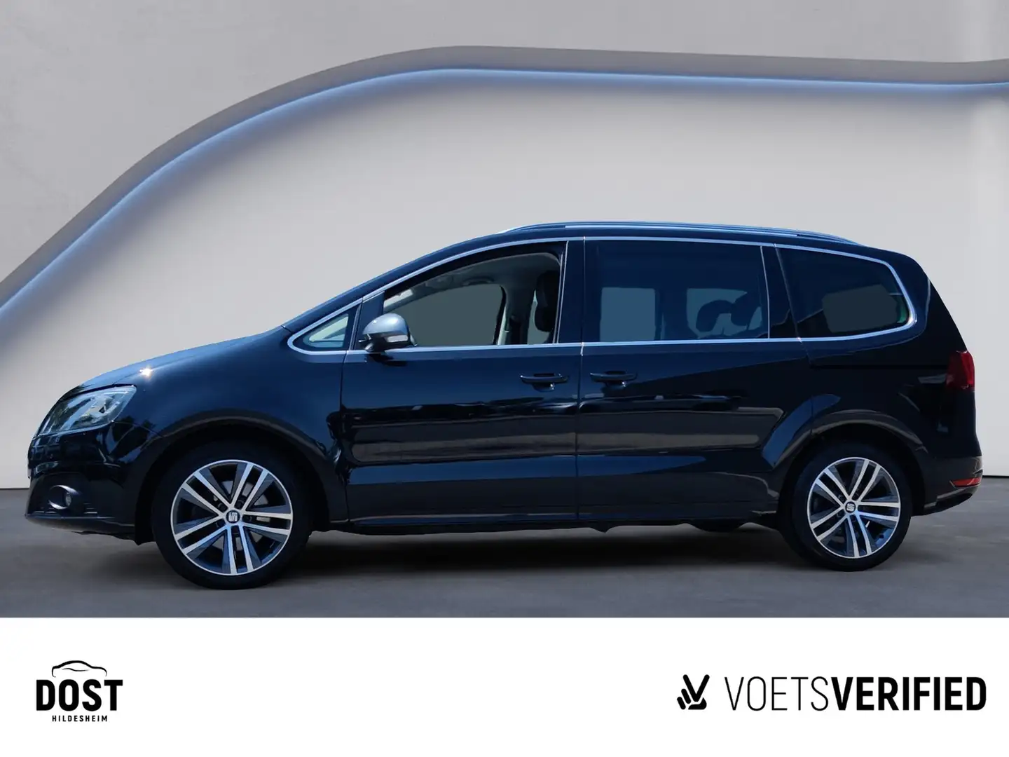SEAT Alhambra FR 1.4 TSI DSG DAB+KEYLESS+NAVI+SHZ Schwarz - 2